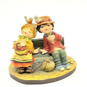 Anri Toriart Loving Companions Figurine Juan Ferrandiz Signed Hand Painted